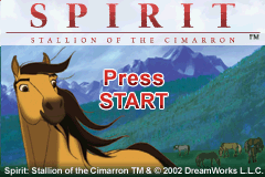 Spirit - Stallion of the Cimarron - Search for Homeland Title Screen
